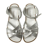 saltwater sandals classic in silver