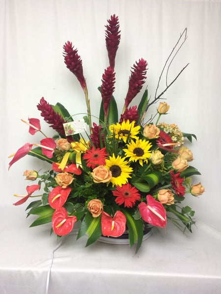 Felicitación Exótica – Arreglos Florales Guatemala