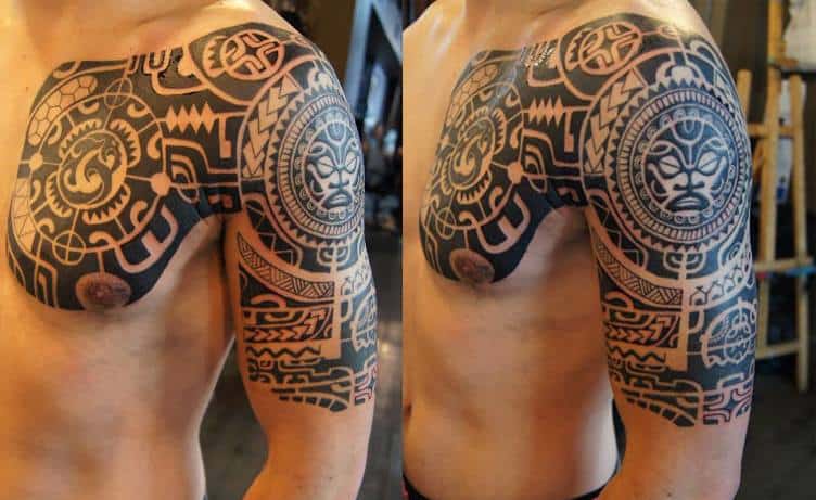 Buy Temporary Tattoo/deer Skull Tattoo/floral Tattoo/ Feminine Tattoo/ negative Space Tattoo Online in India - Etsy