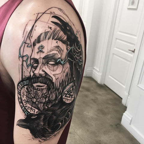 ODIN TATTOO: Meanings, Tattoo Ideas & Tattoo Designs