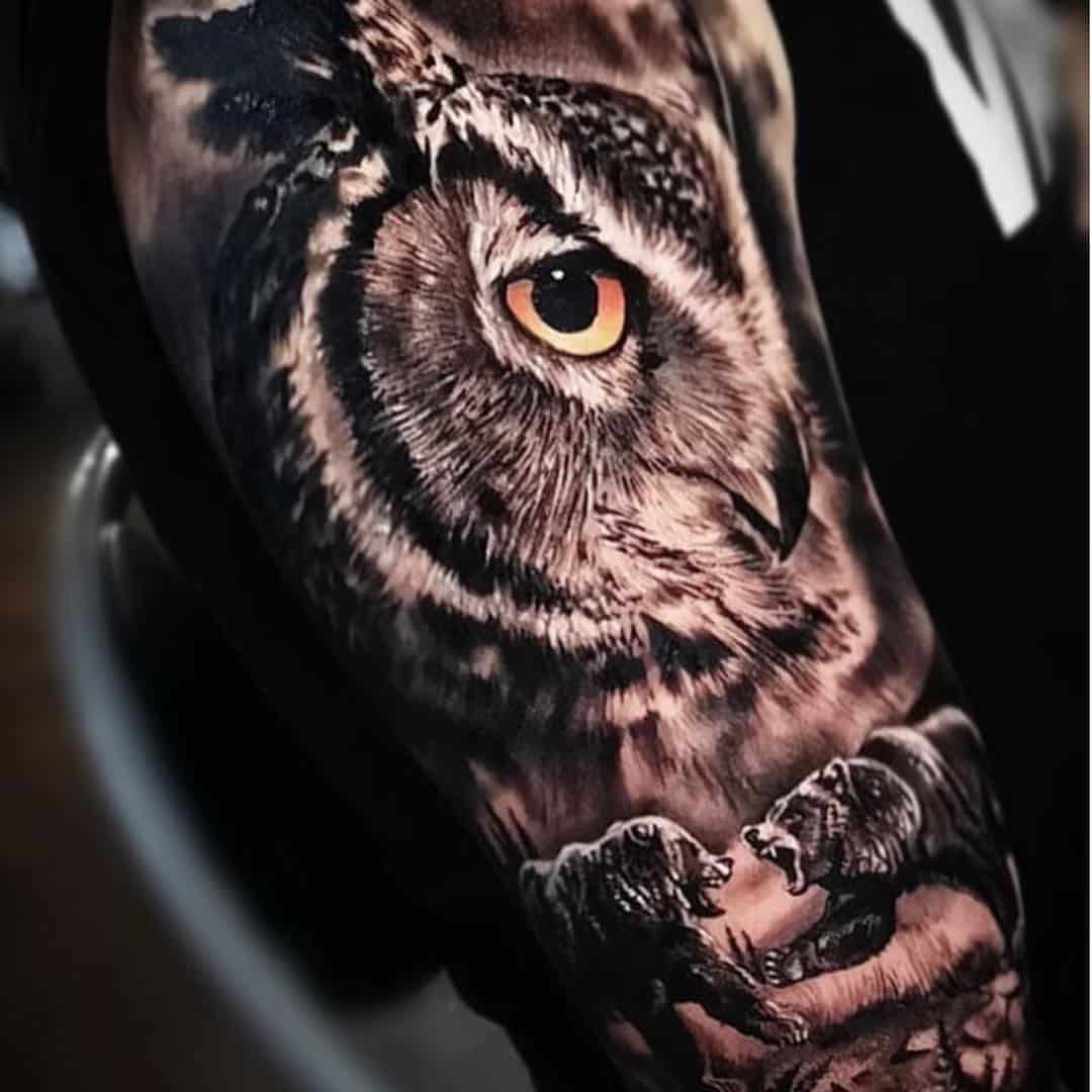 Lechuza BW  Owl tattoo Owl tattoo drawings Tattoo design drawings