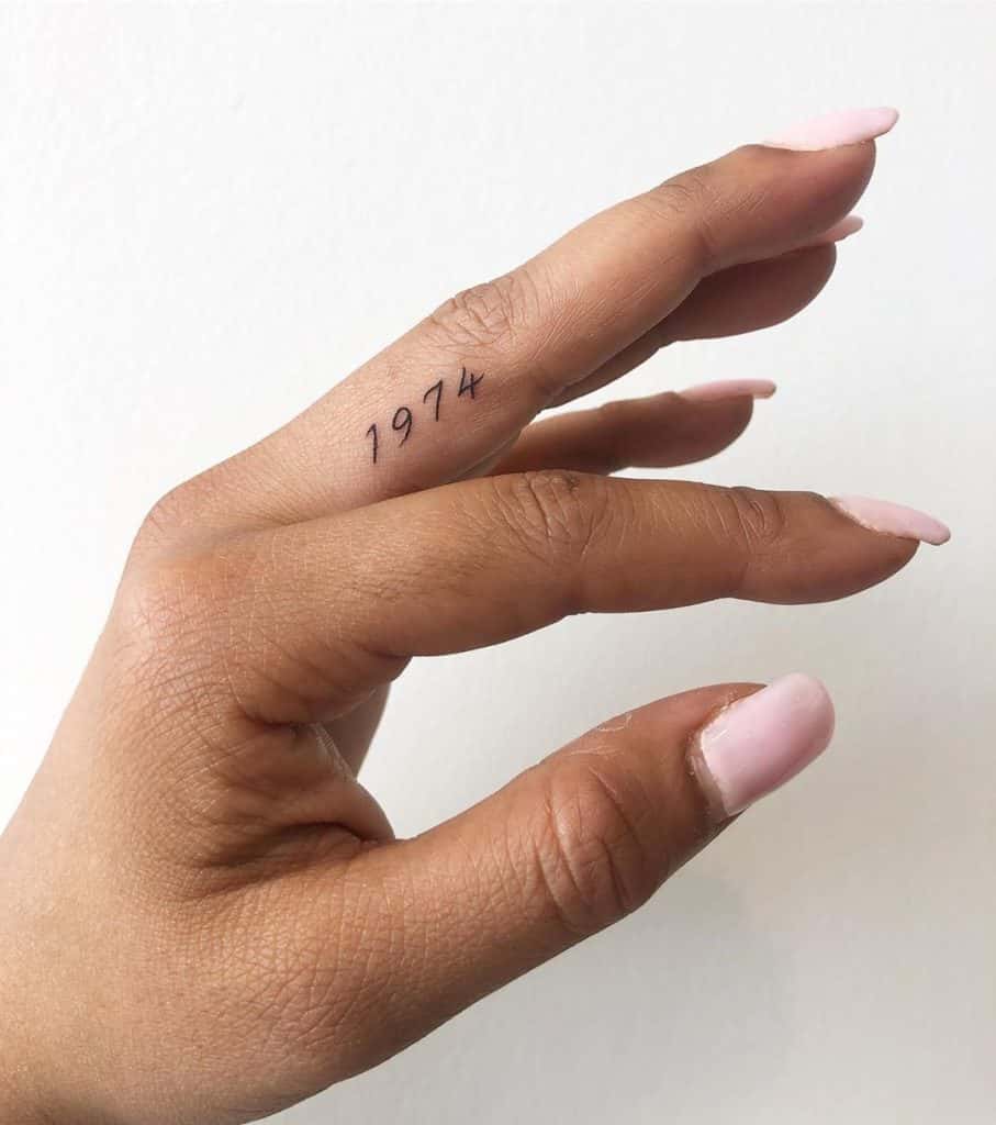 Small Finger Tattoo