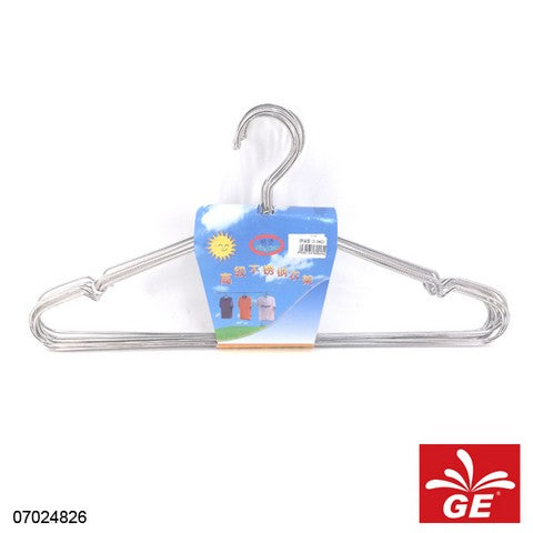  GANTUNGAN  BAJU  HOOKS HANGER STAINLESS STEEL 10P 42CM 76 