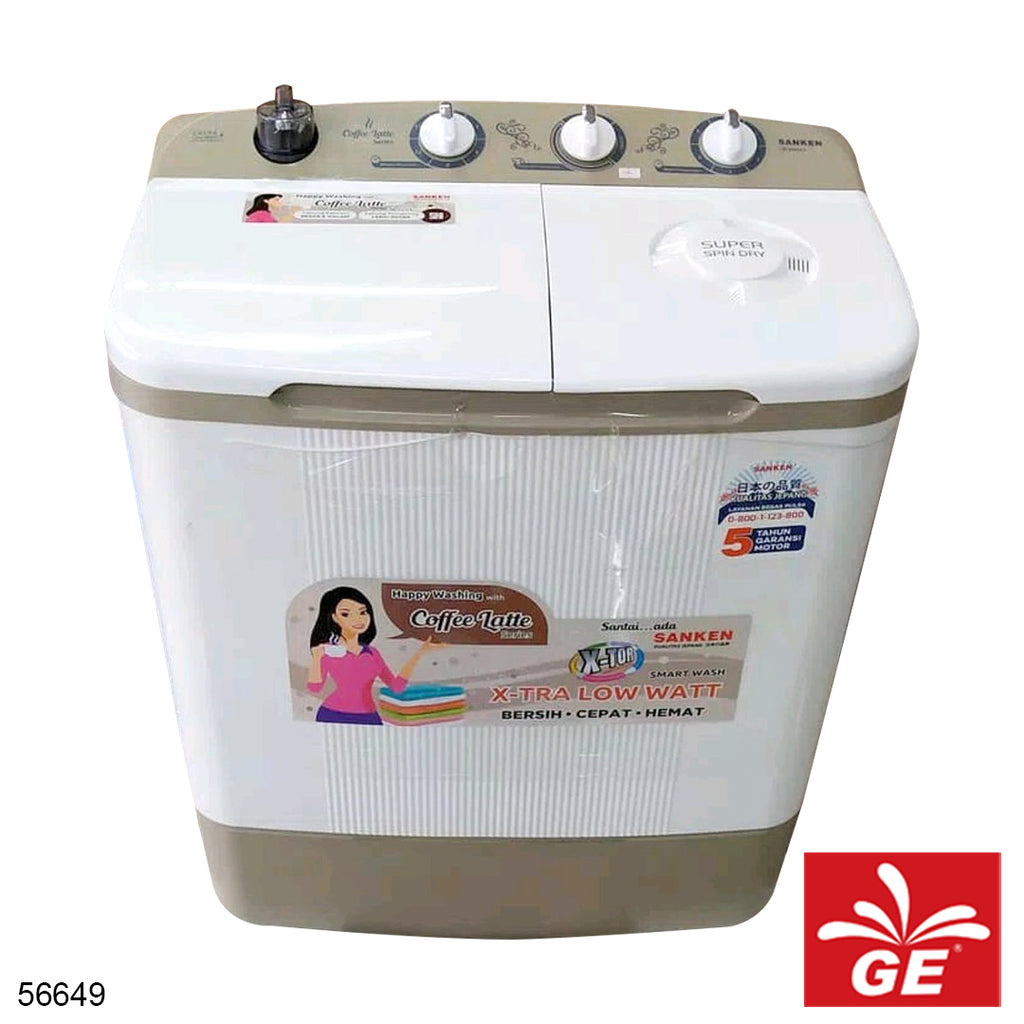  Mesin  Cuci  Sanken TW 8650CF 7 Kg 2  Tabung  56649 Glodok 