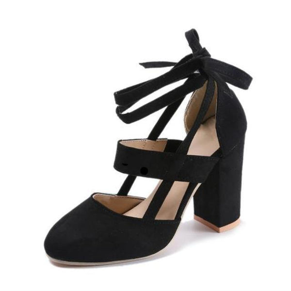 Suede Ballerina High Pumps | SilkOverMilk