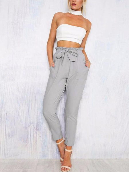 pleated high waisted jeans