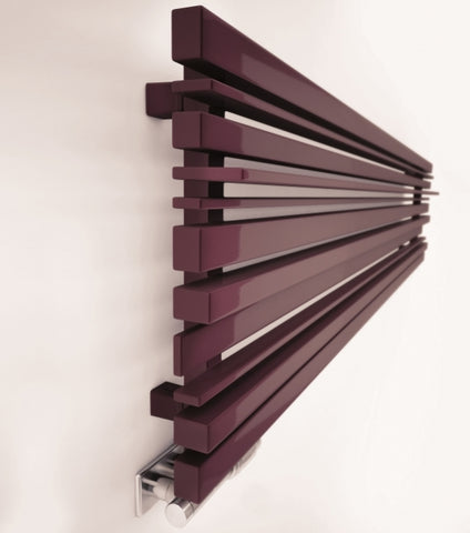 terma sherwood horizontal designer radiator purple