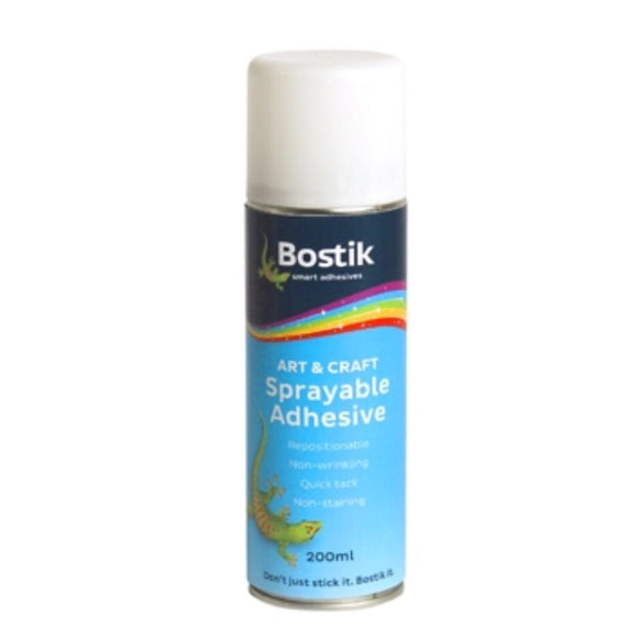 BOSTIK Repositional Spray Adhesive – Brush and Canvas