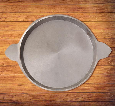 Sparkenzy Cast Iron Flat tawa, Pre Seasoned, Dosa Kal