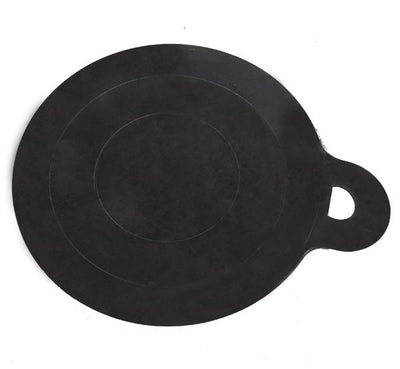 Black Square Handled Iron Dosa Pan, Round