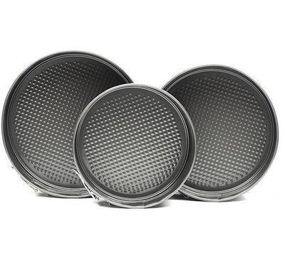 Silicone Baking Pans Set. 3 PCS Professional Silicone Non-Stick Baking Cake  Pans Set by Boxiki Kitchen. Includes Silicone Round Cake Pan, Square Cake