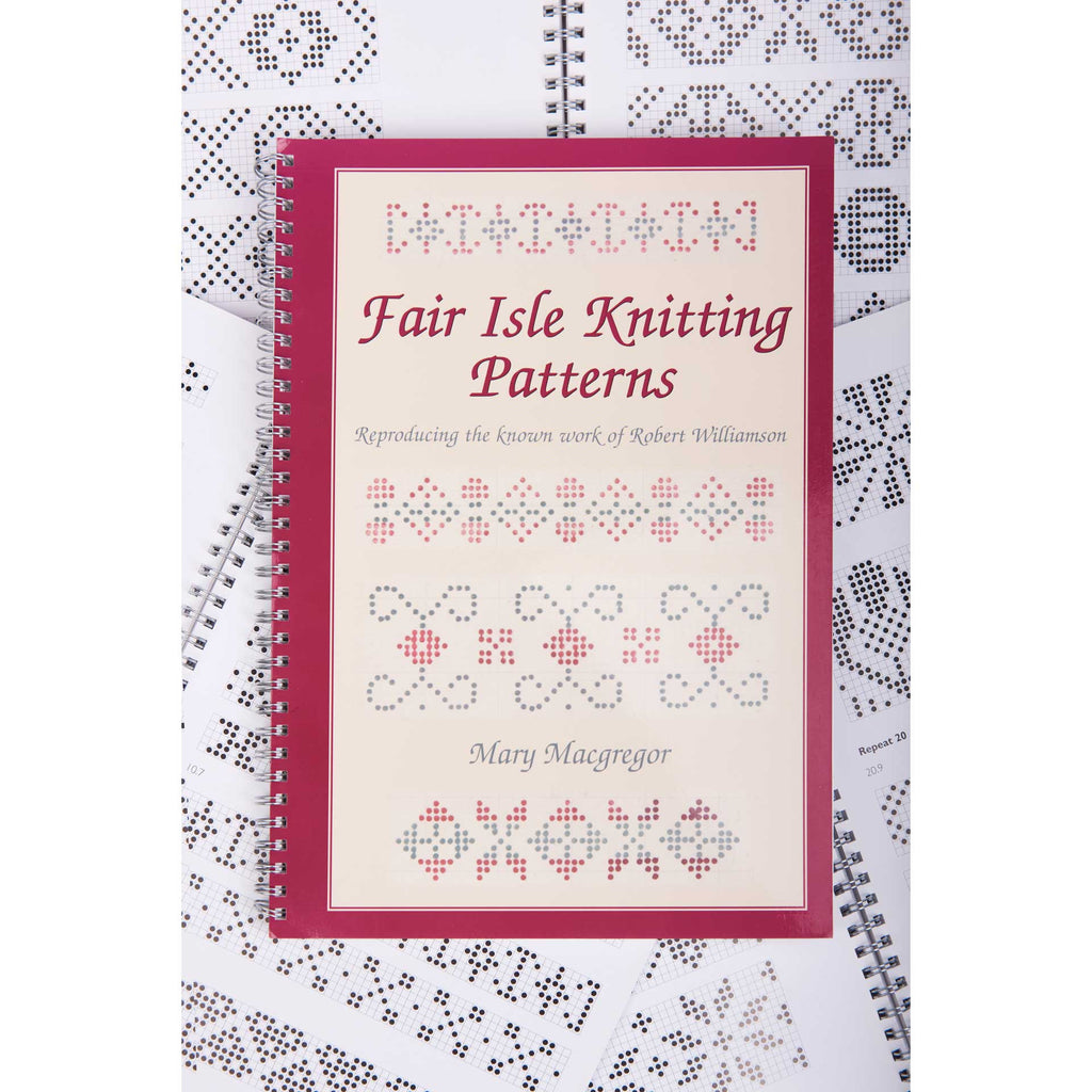 Fair Isle Knitting Patterns Book by Mary Macgregor BAKKA