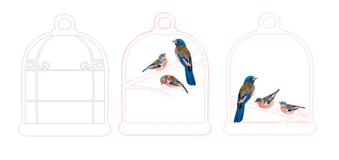 birdcage christmas ornament development