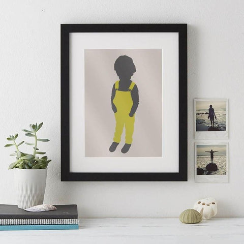 personalised child silhouette gift