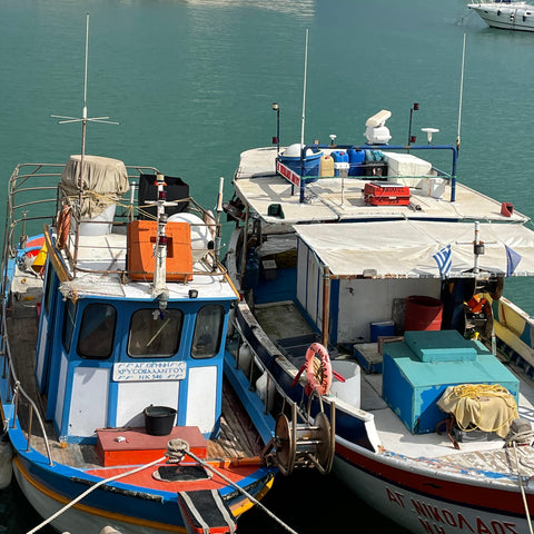 Fishing boats in Heraklion