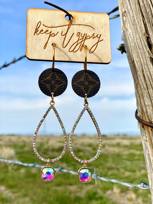 Gypsy LV Crystal Earring - My Secret Garden