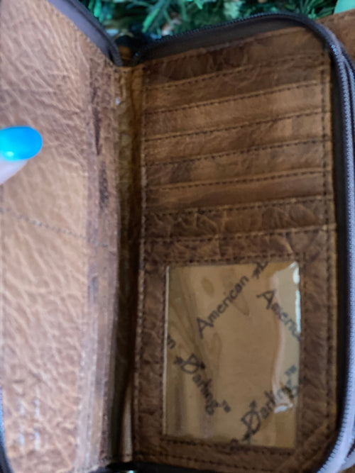 The Diego Garcia Painted Leather Clutch Wallet – Shop Envi Me