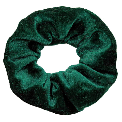 forest green velvet scrunchie