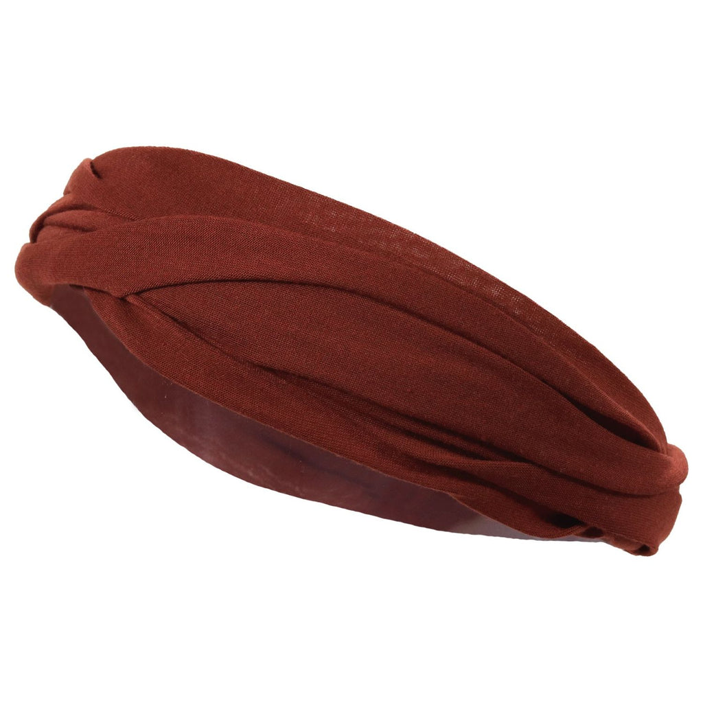 Multifunctional Headband Wide Yoga Running Workout Burgundy