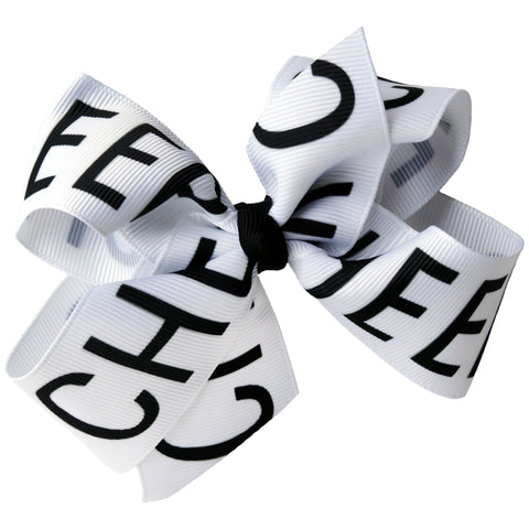 Classic Bow With Clip Holder Hair Bows Ribbon Bow Tie For Girls Cheer