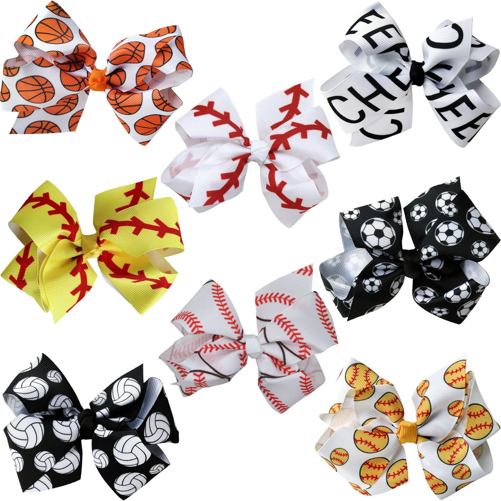 Classic Bow With Clip Holder Hair Bows Ribbon Bow Tie For Girls You Pick Colors and Quantities