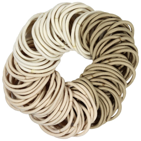 Hair Elastics 100 Pack Blonde Ombre