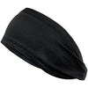 Performance Headband Moisture Wicking Athletic Sports Head Band Black