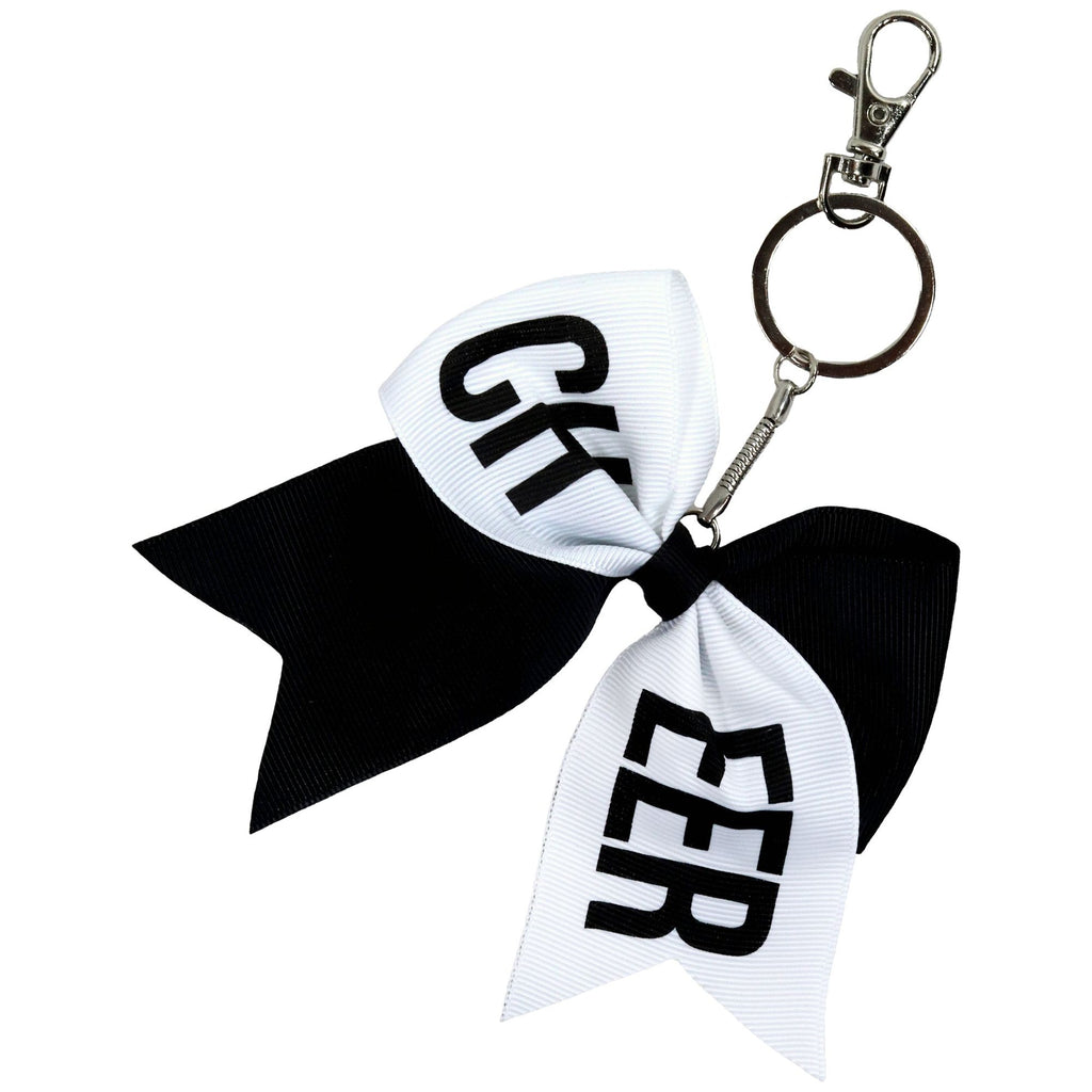 Cheer Sports Keychains for Girls Bow Key Chain