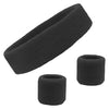 Sweatband Sets Terry Cotton Headband and 2 Wristbands Pack You Pick Colors & Quantities