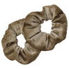 Velvet Scrunchies 2 Pack Tan