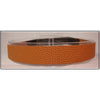 Leather Football Headband Brown