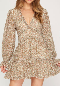 Down to Earth Dress in Taupe