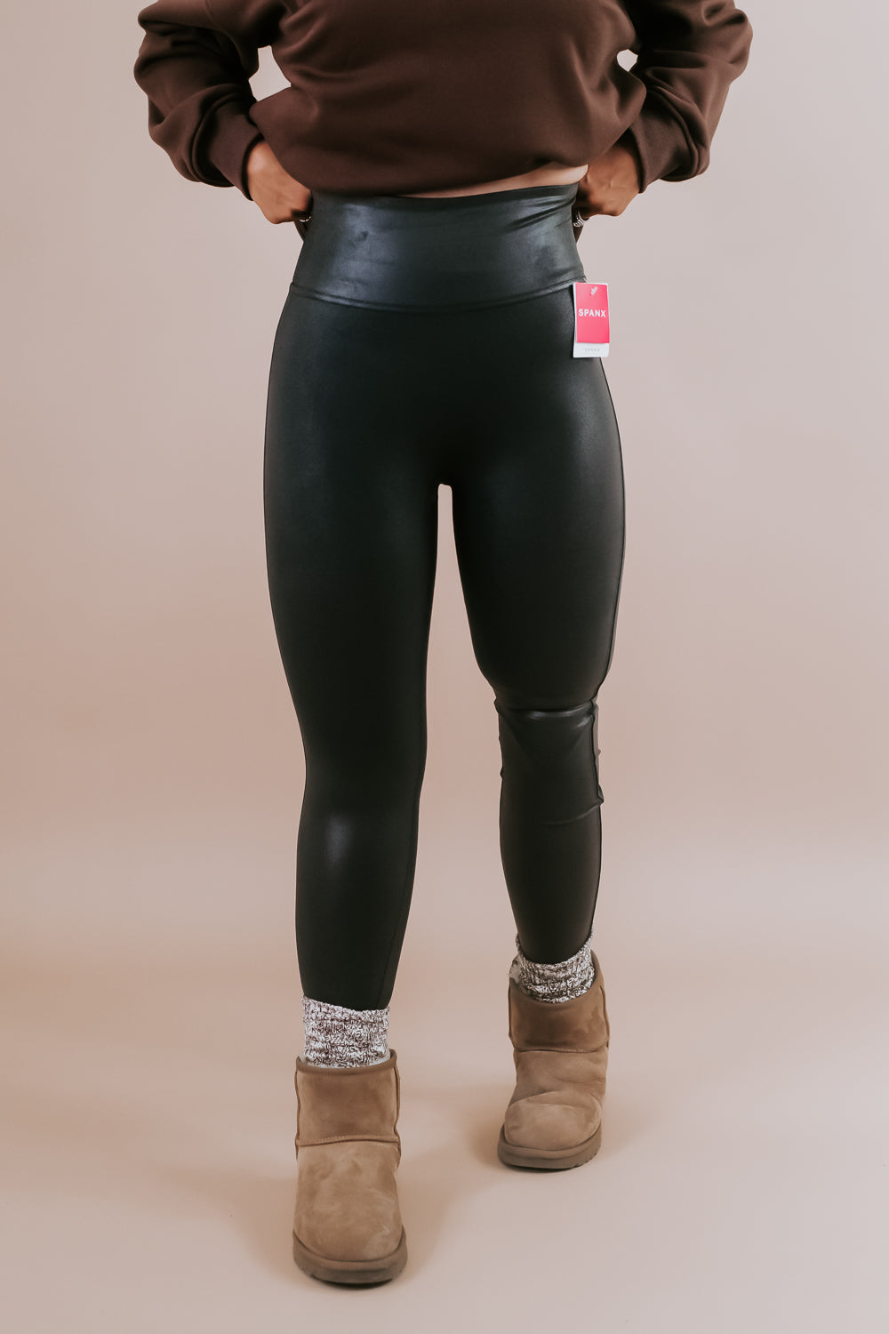 Spanx black moto leggings size small - $34 - From Melinda