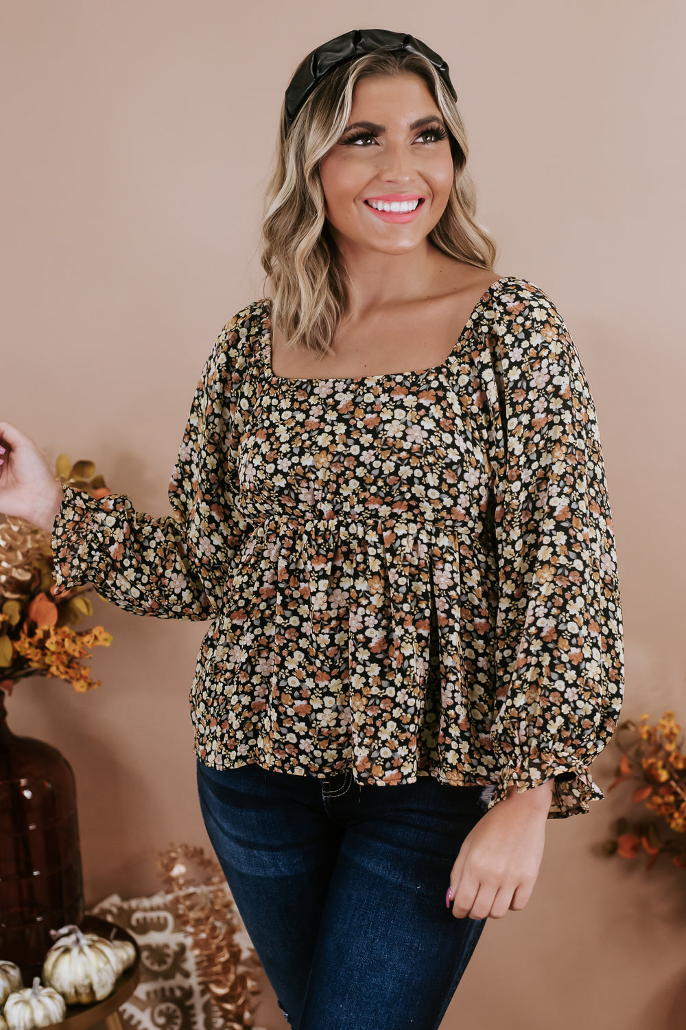 Floral Print Mesh Top, Black – Everyday Chic Boutique