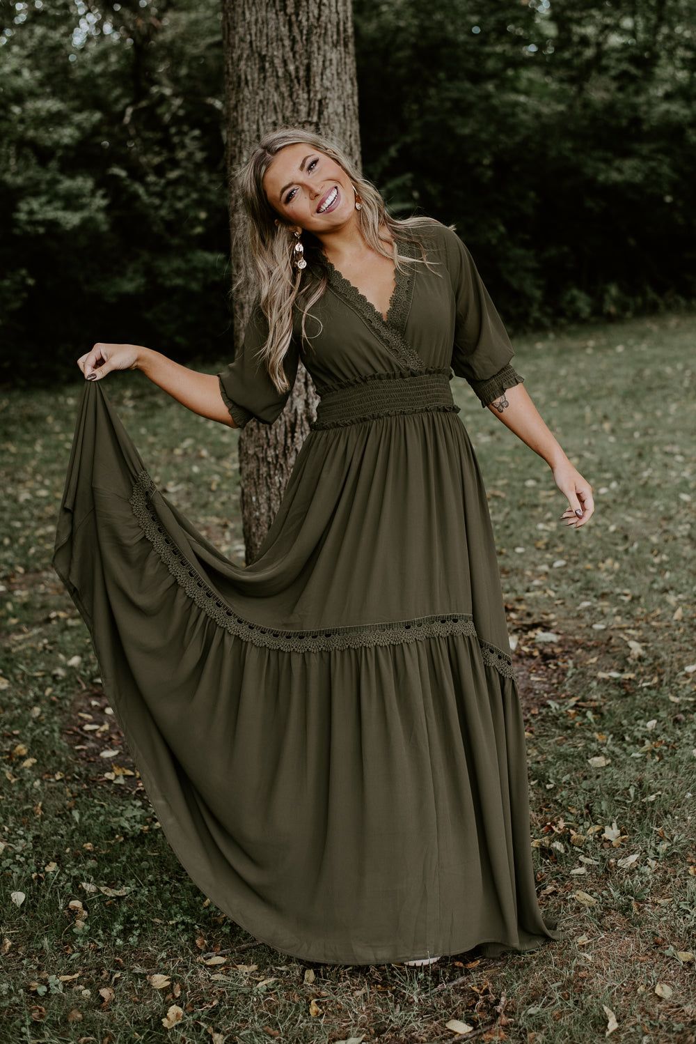 ECB Exclusive: Made For You Lace Maxi, Brown – Everyday Chic Boutique