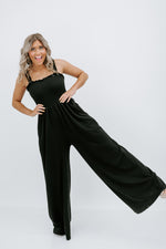 Here & There Jumpsuit , Black