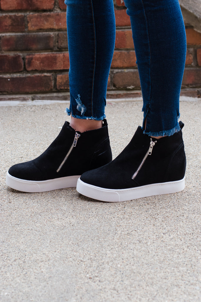 boutique wedge sneakers