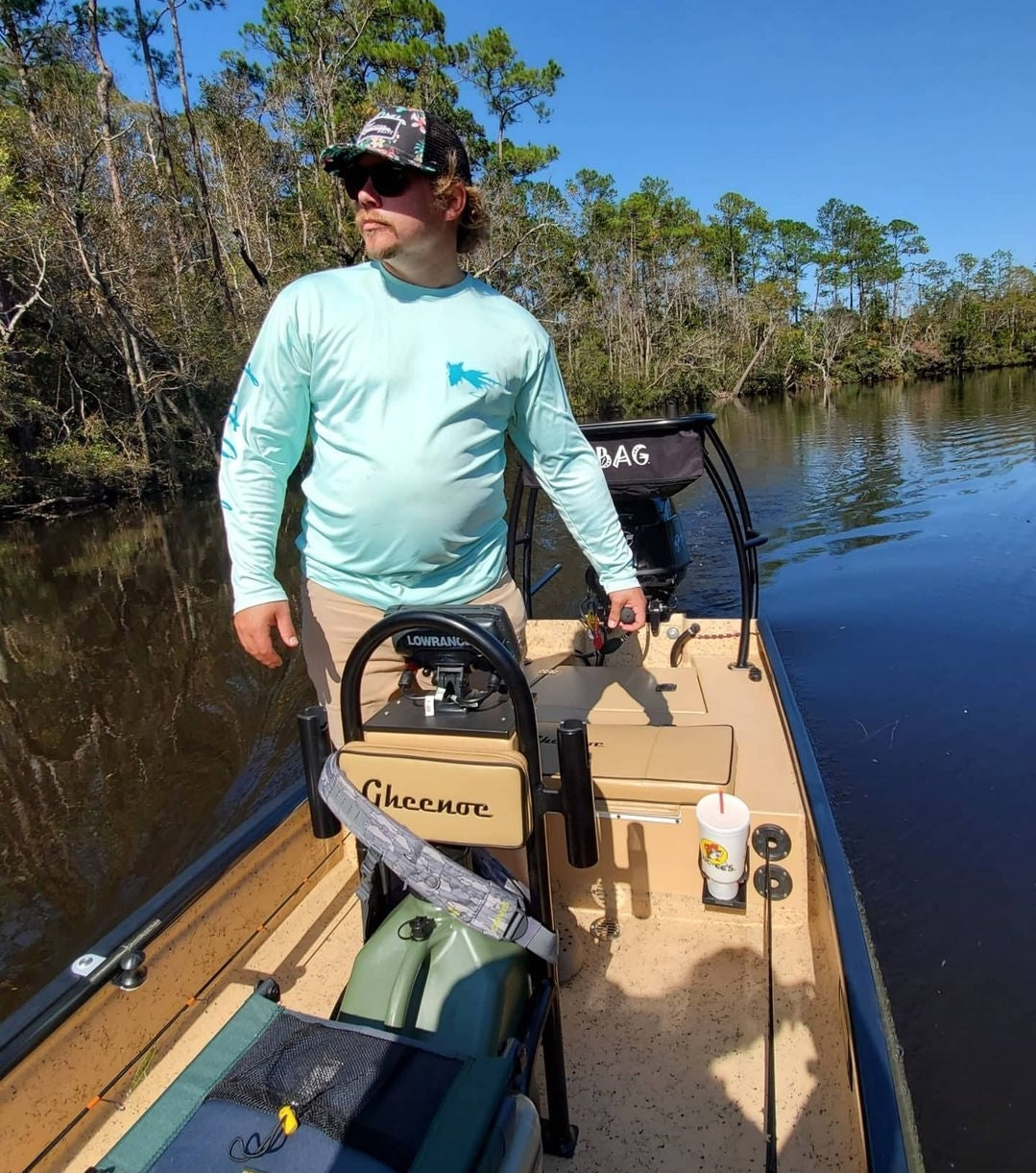 Fisherman on his boat