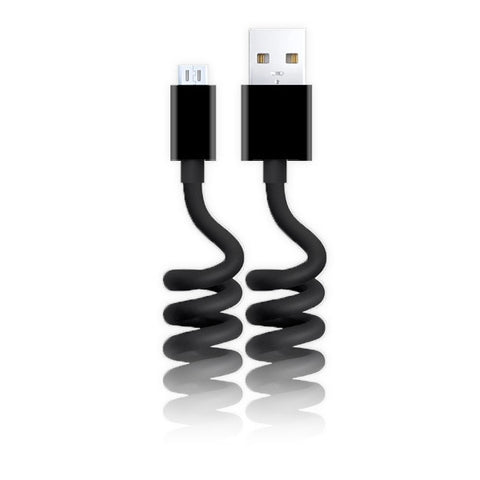 Magic 6 Foot Coiled Double Reversible Micro USB Cable –