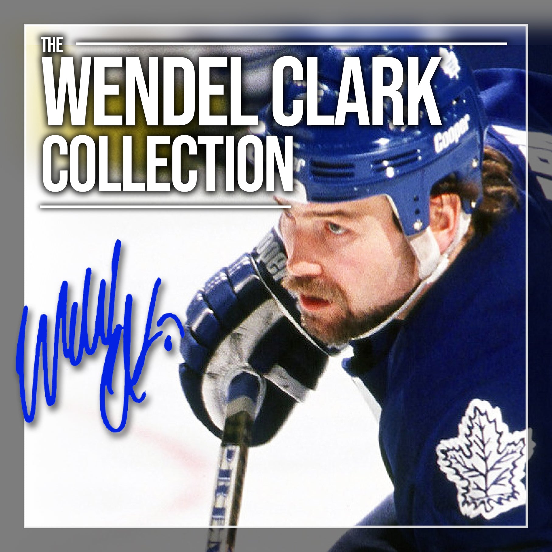 Pro Set Wendel Clark Hockey Trading Cards