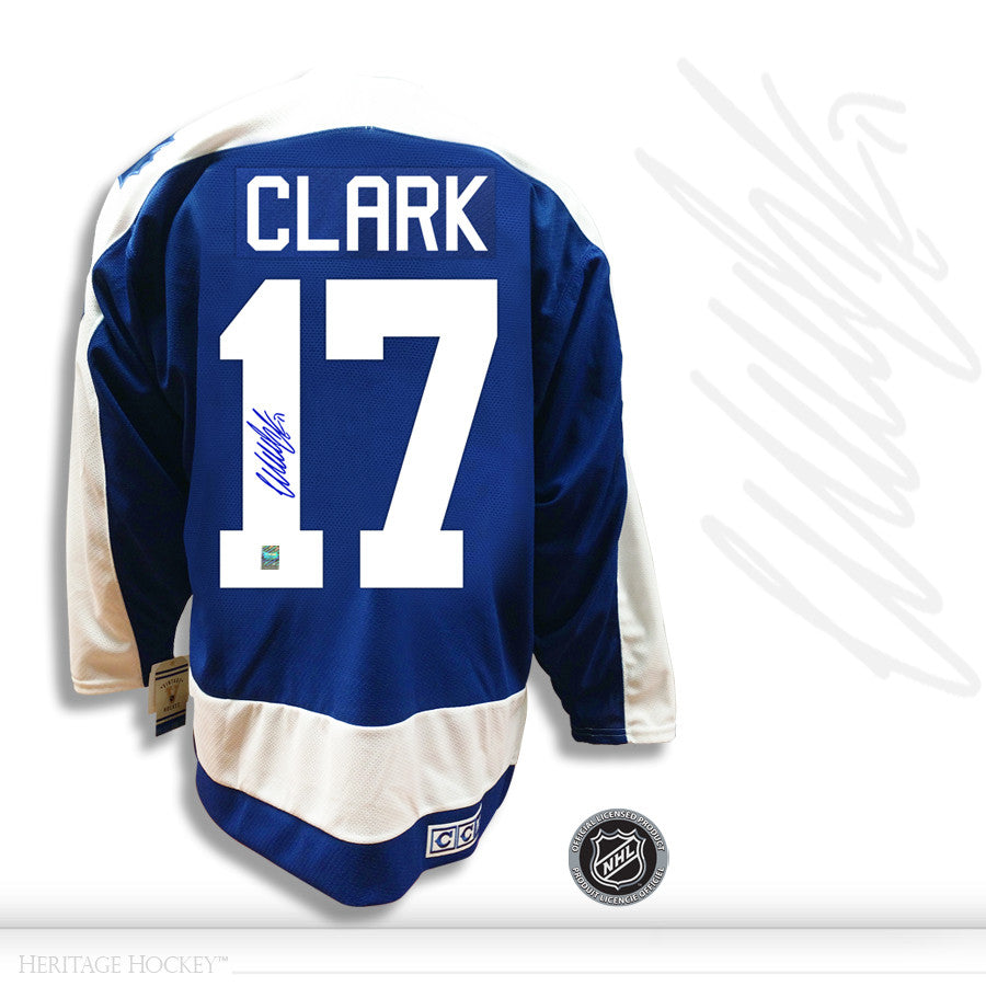 wendel clark signed jersey