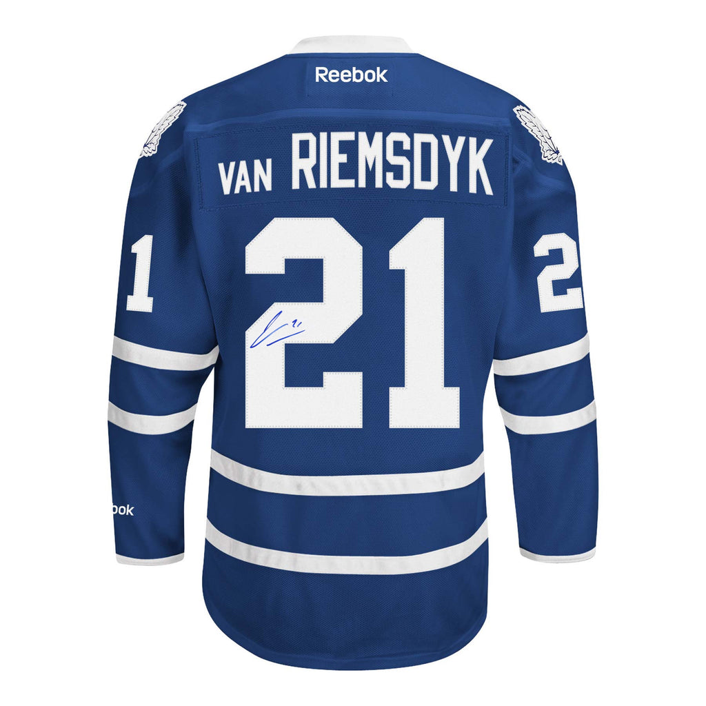 signed leafs jersey