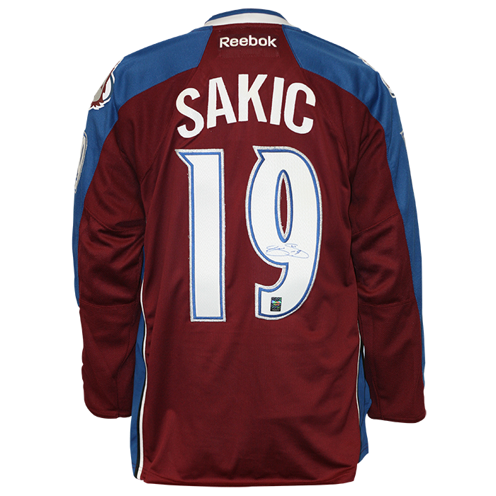 Joe Sakic Signed Colorado Avalanche 
