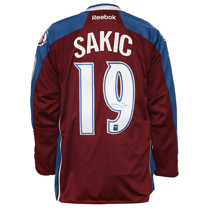 colorado avalanche sakic jersey