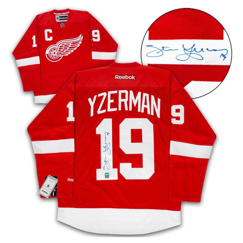 Steve Yzerman #19 C Detroit Red Wings Adidas Home Primegreen Authentic  Jersey - Vintage Detroit Collection