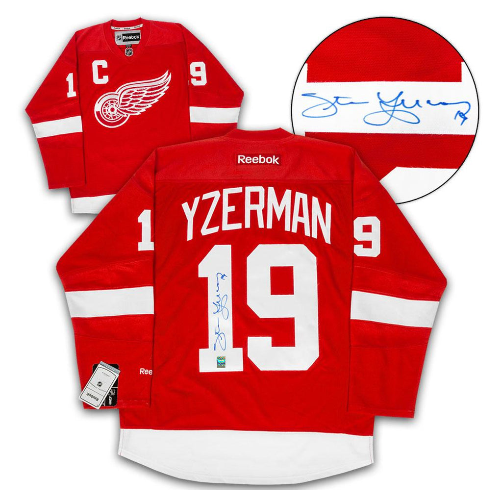 Steve Yzerman #19 C Detroit Red Wings Adidas Road Primegreen