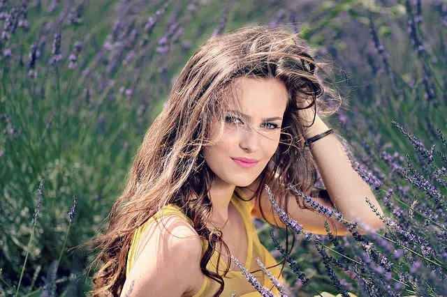 Natural Beauty in a Field of Lavender