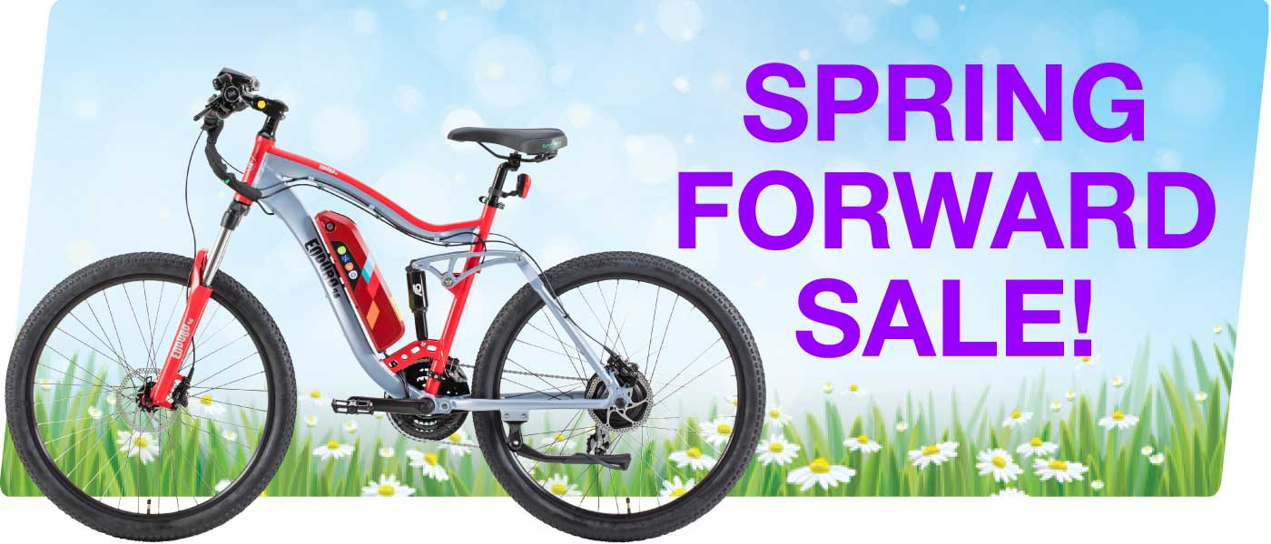 Spring Forward Sale on Electric Bikes, Trikes, and Scooters