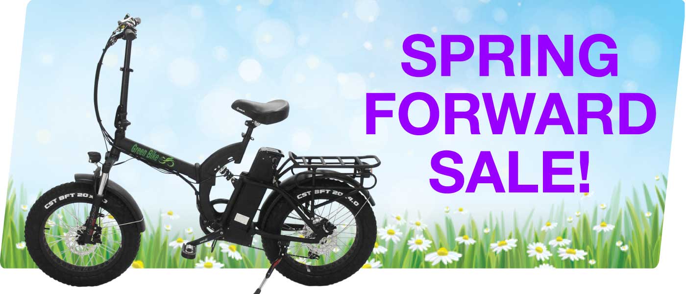 Spring Forward Sale on Electric Bike, Trikes, and Scooters