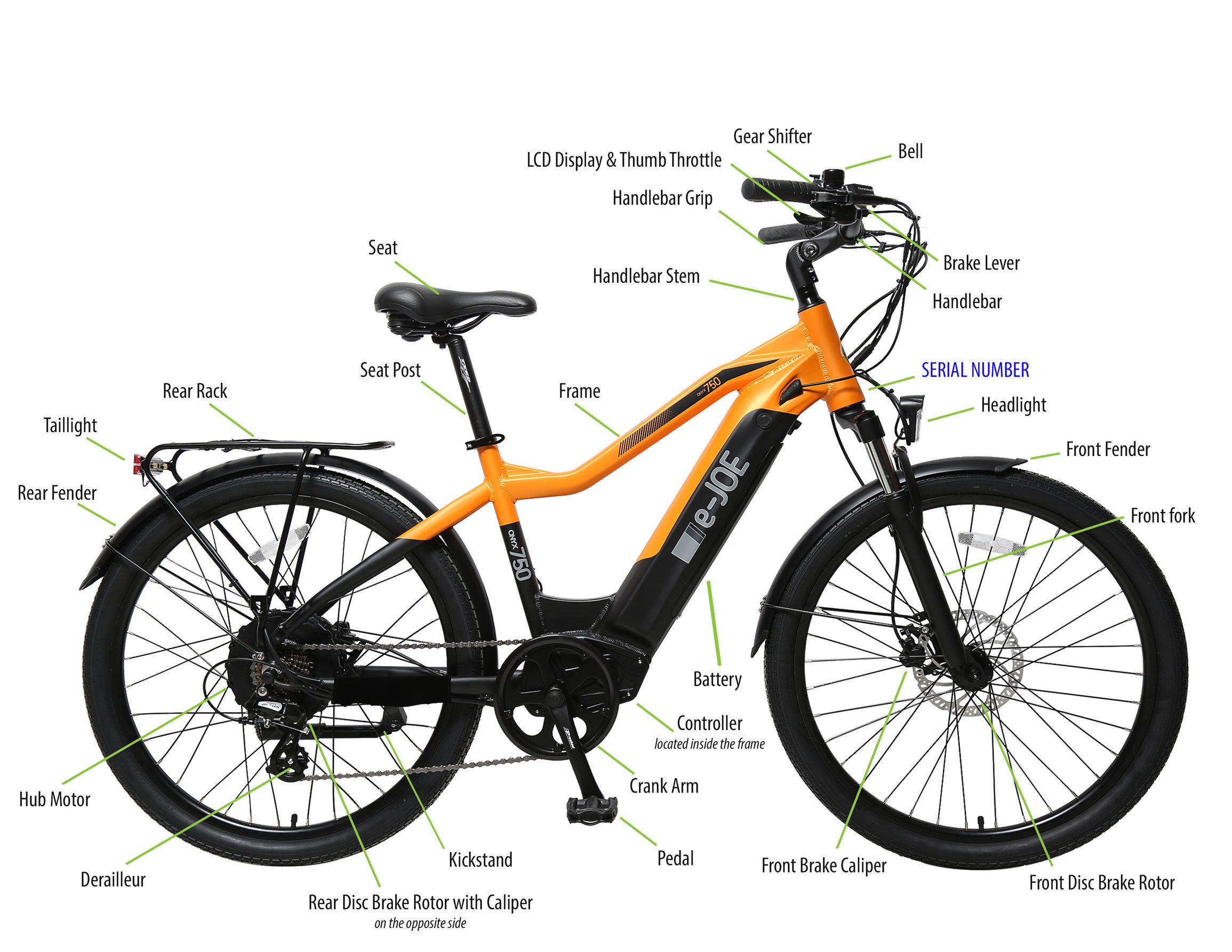 ejoe onyx electric bike features